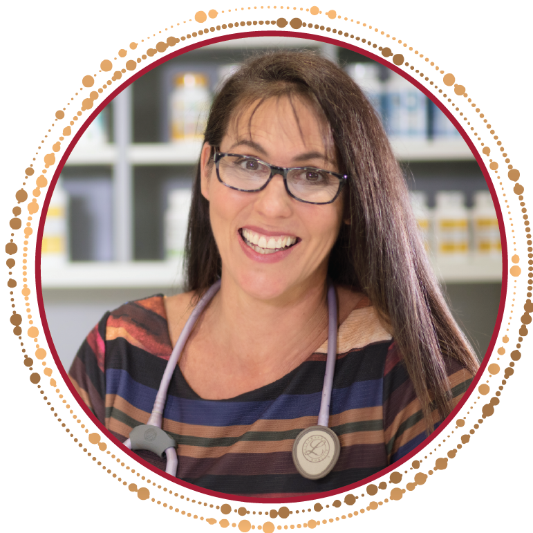 Gagan Sarkaria receives Praise and Testimonials with a smiling woman wearing glasses and a stethoscope.