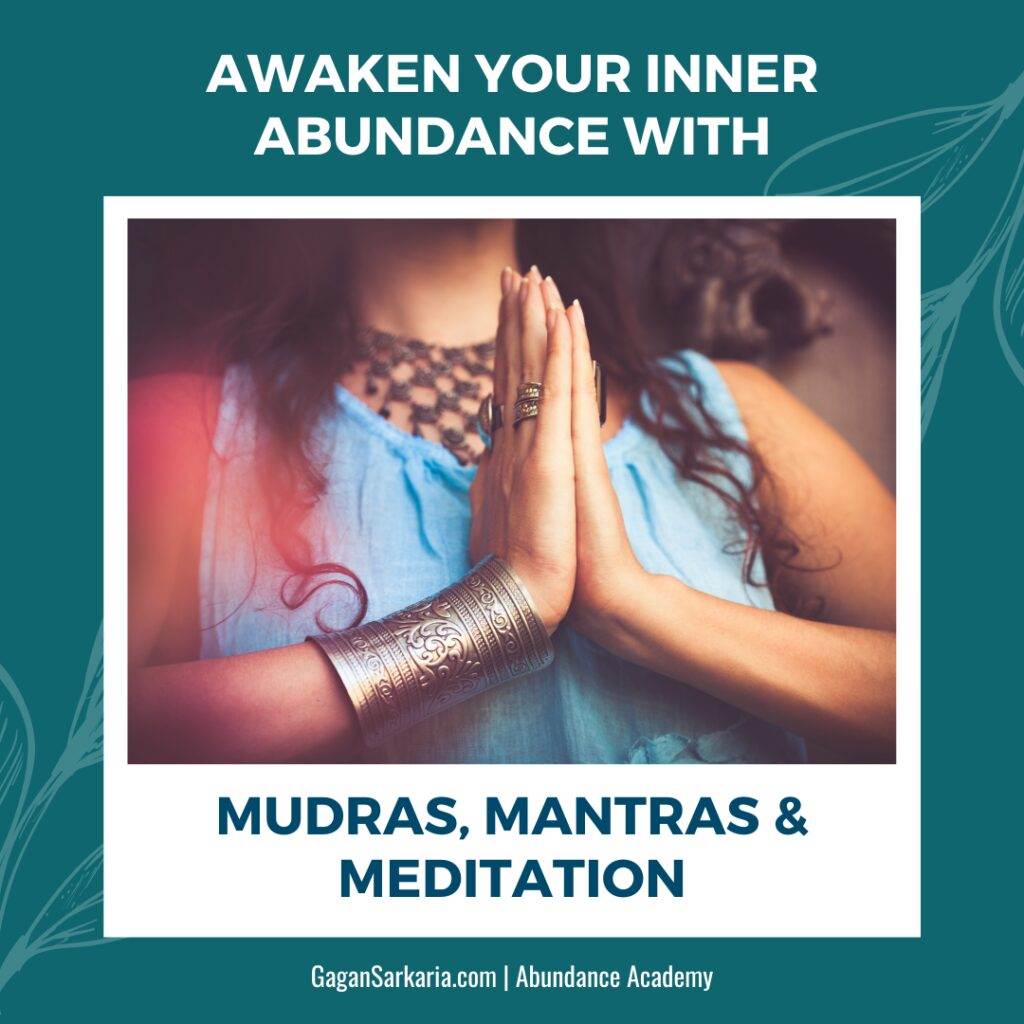 money and abundance with mudras
