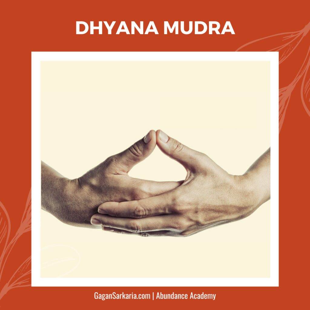 dhyana or concentration mudra