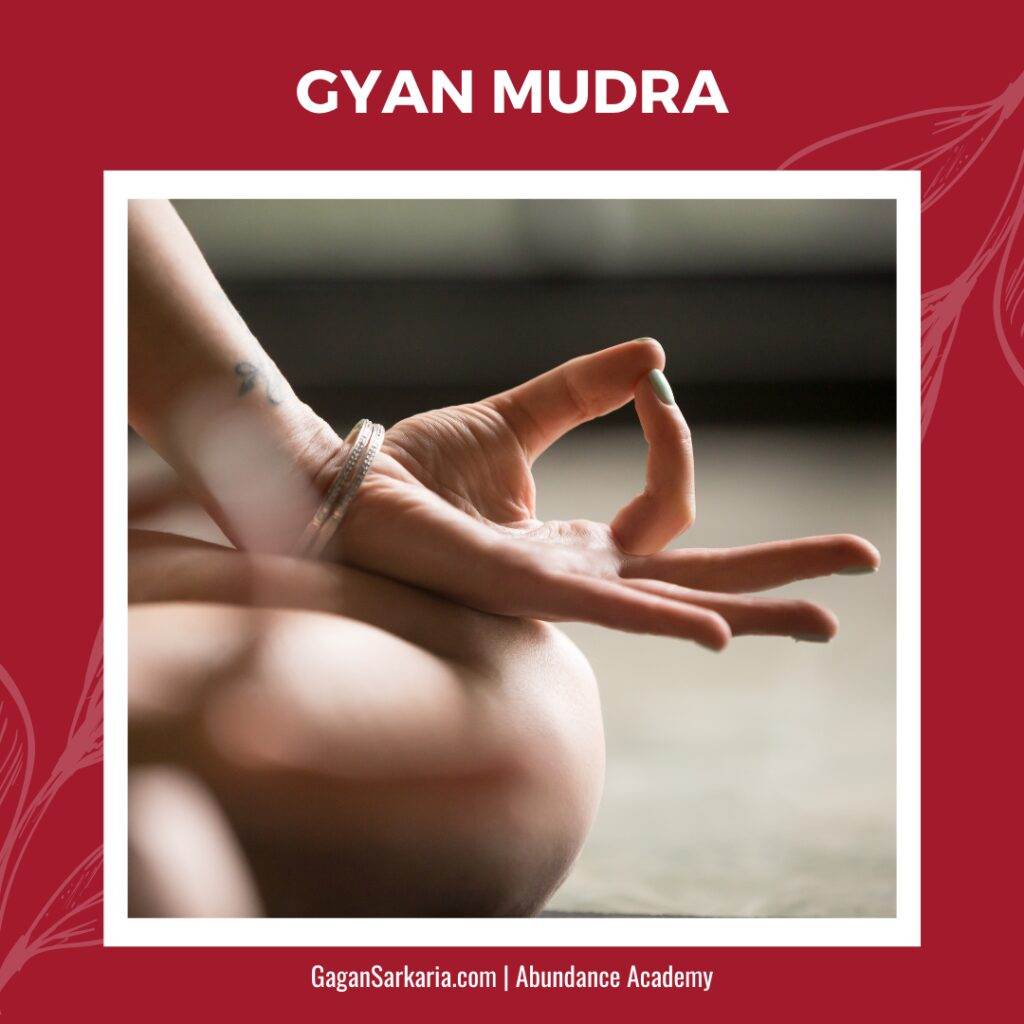 gyan or knowledge mudra