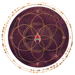 Discover the mesmerizing beauty of a circle adorned with the sacred image